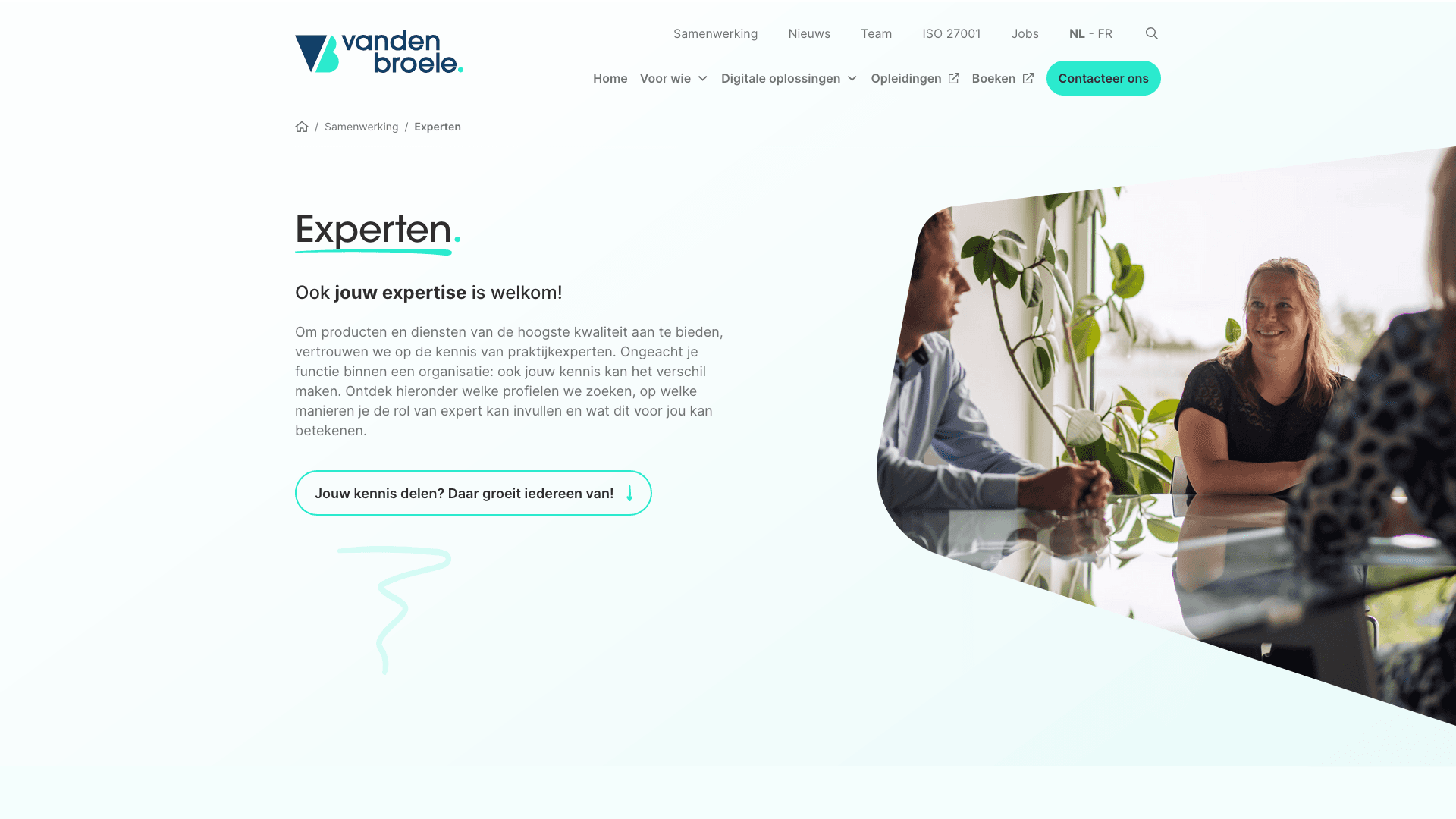 Expertcenter - Internal Platform Vanden Broele project preview