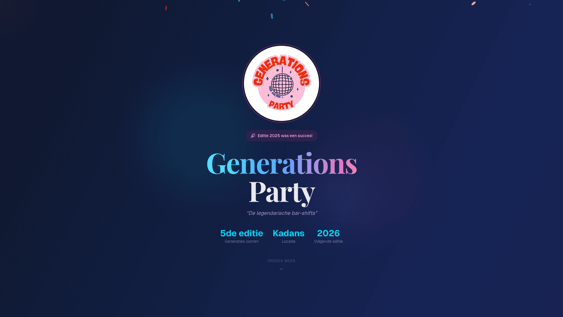 KSA Aalter Generations Party - Reunion Event 2025 project preview