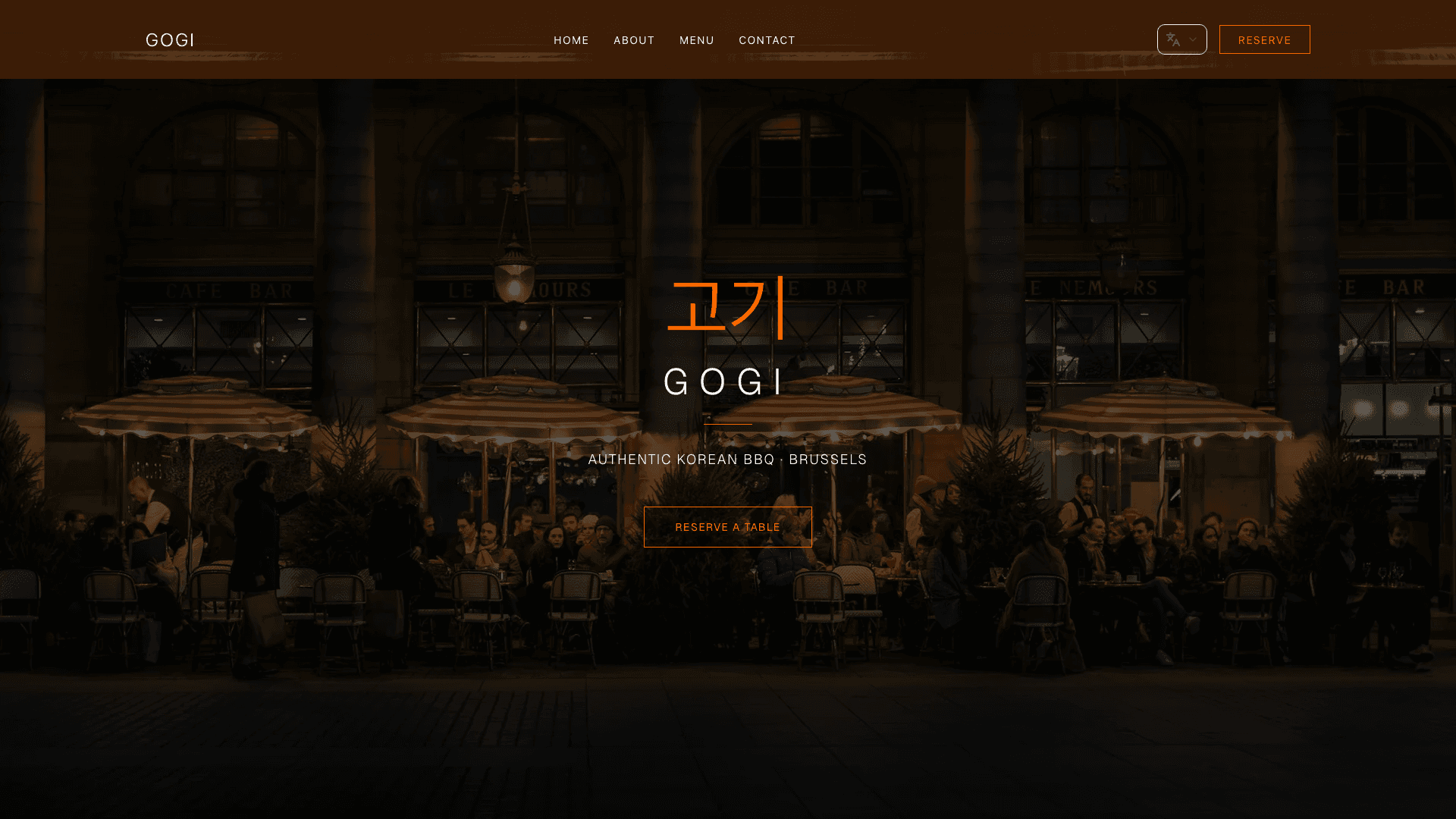 Gogi Korean BBQ - Authentic Korean Restaurant Brussels project preview