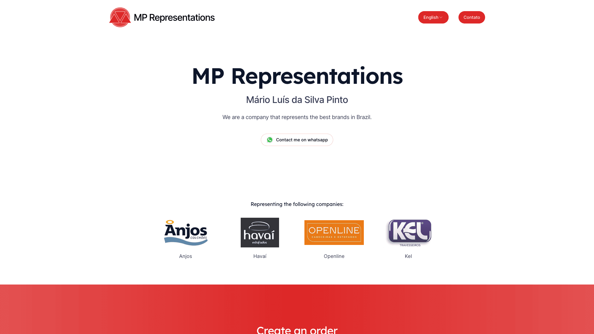 Mario Public Site - Portfolio Showcase project preview