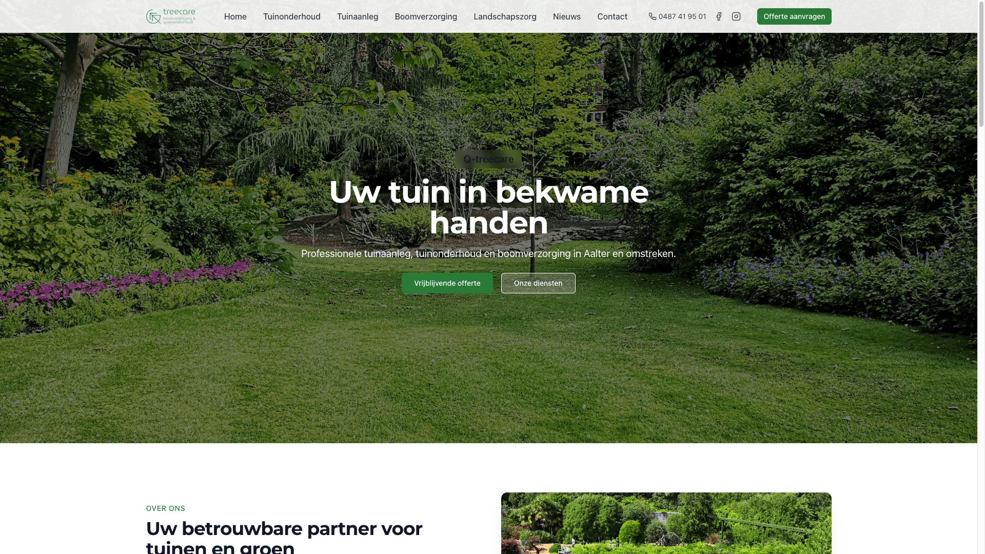 Q-TreeCare - Tree Care Company project preview