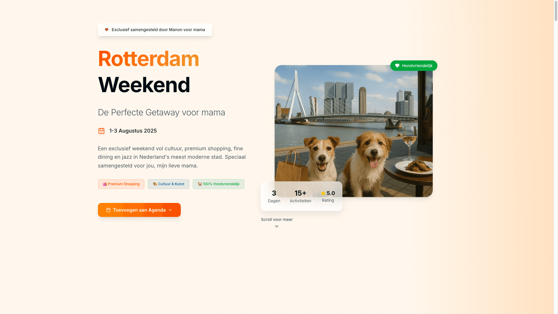 Rotterdam Weekend Gift - Dog-Friendly Travel Guide project preview